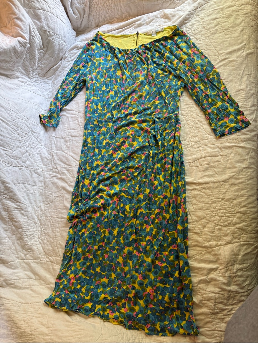 Boden - Blue, yellow, pink dress